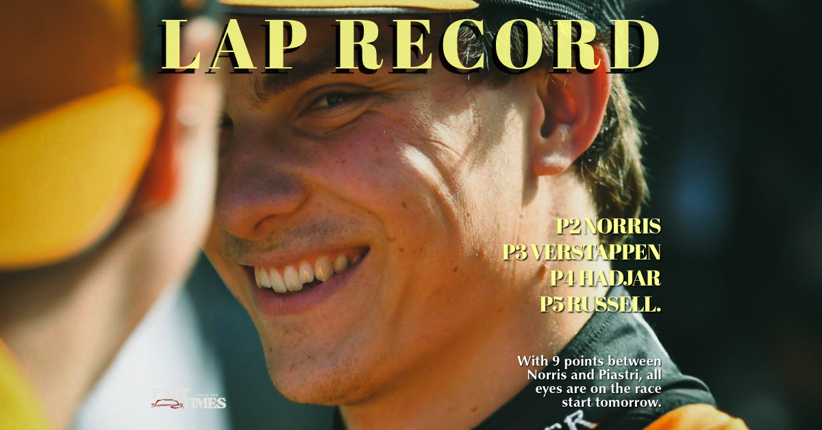 DUTCH GP QUALIFYING: Stand-Out performance for Isack Hadjar, with Oscar Piastri on Pole.