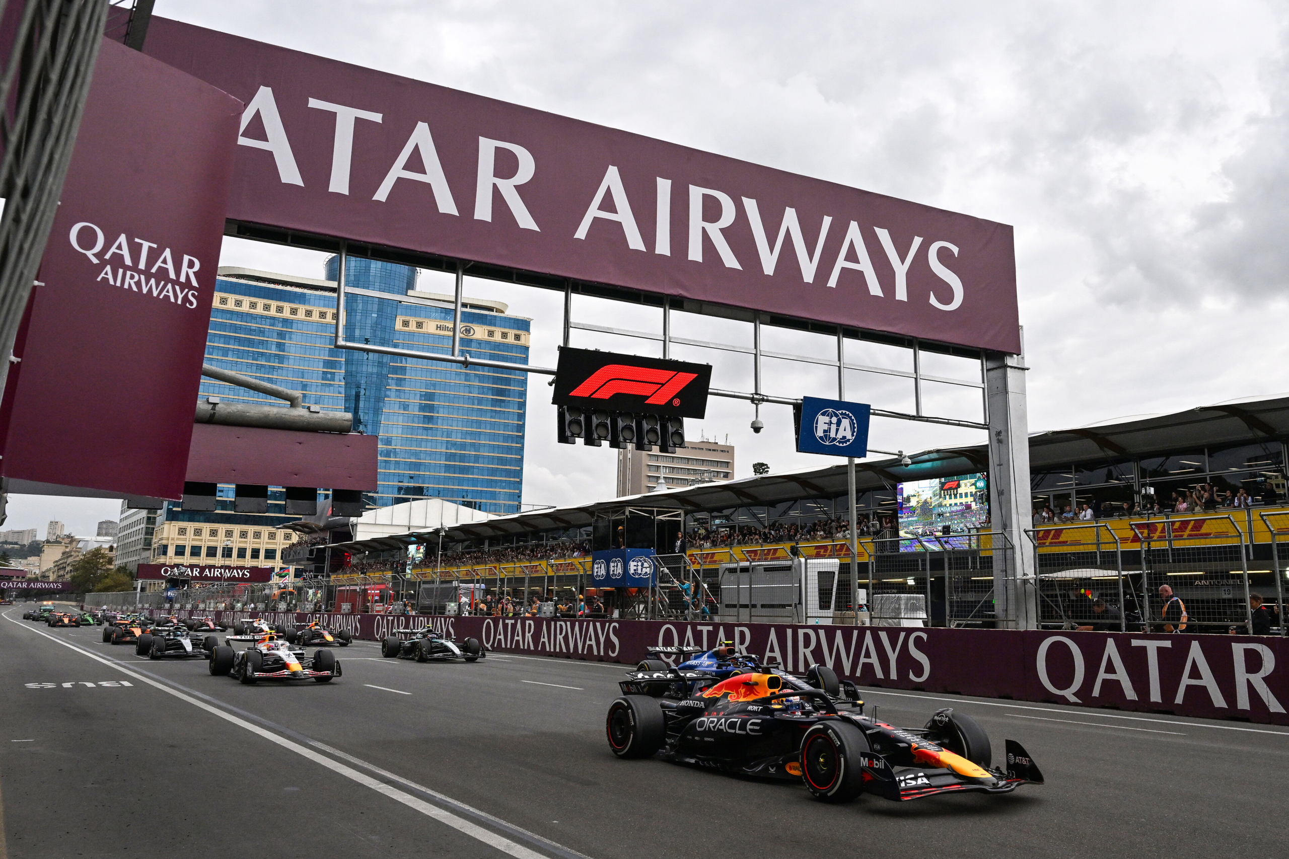 Max Verstappen on Pole at Azerbaijan as Oscar Piastri HITS the Wall.